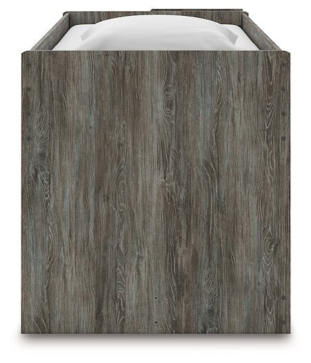 Frandern Loft Bed with Bookcase and Drawer Storage - Luxe Home Furnishings (Jersey City, NJ)