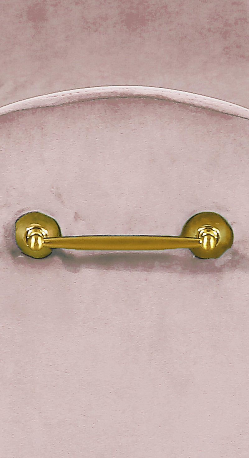 Owen Pink Velvet Bench