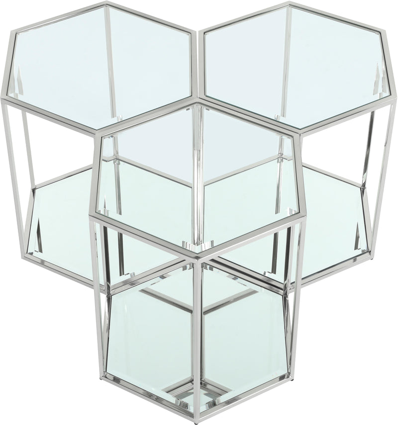 Sei Chrome End Table