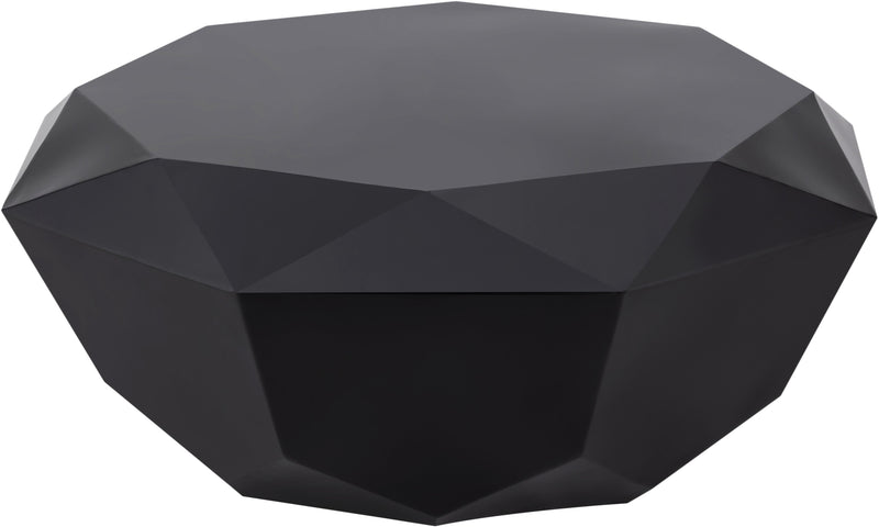 Gemma Matte Black Coffee Table