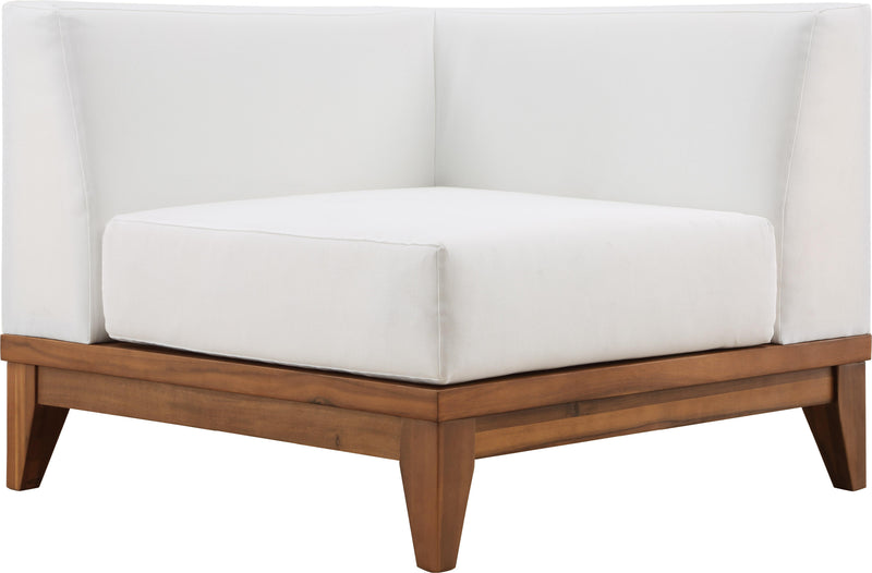 Rio Off White Waterproof Fabric Outdoor Patio Modular Corner Chair