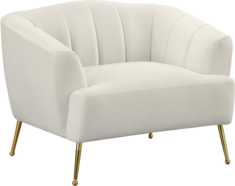 Tori Cream Velvet Chair