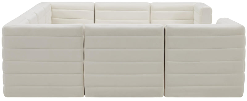 Quincy Cream Velvet Modular Sectional