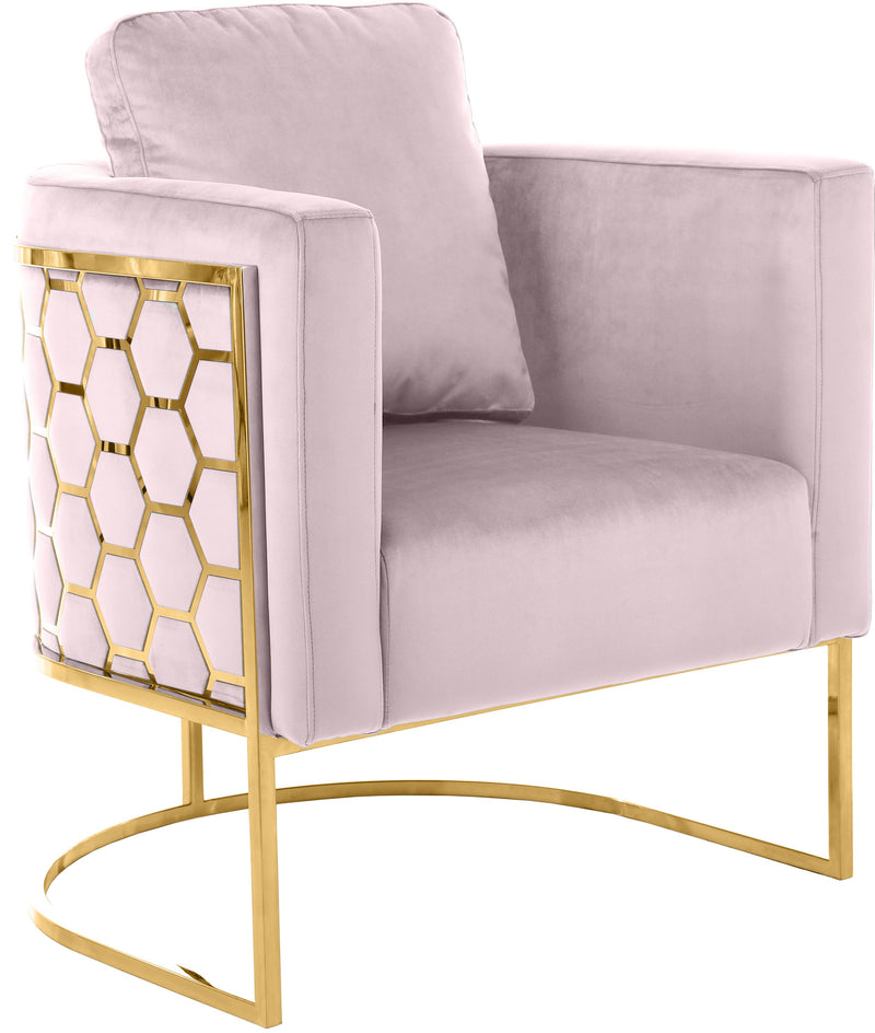 Casa Pink Velvet Chair