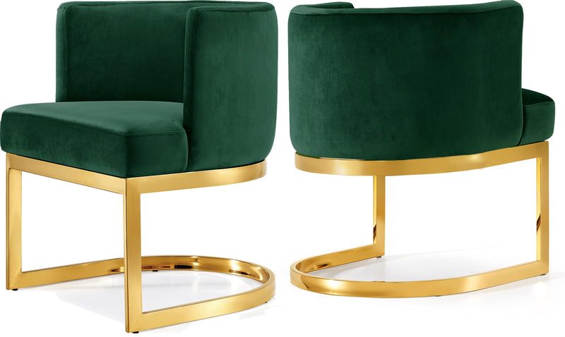 Gianna Green Velvet Dining Chair