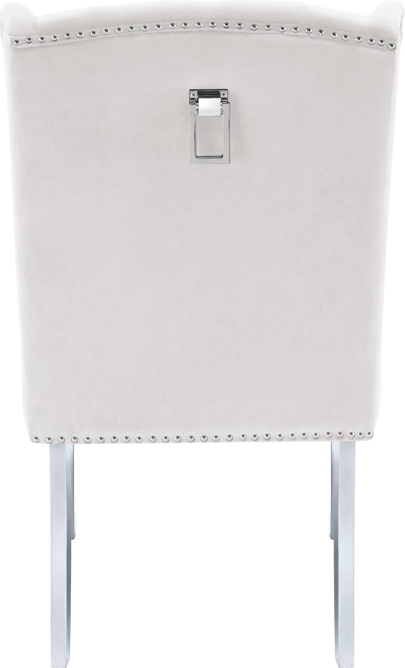 Suri Cream Velvet Dining Chair