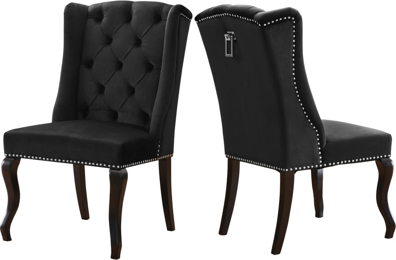 Suri Black Velvet Dining Chair