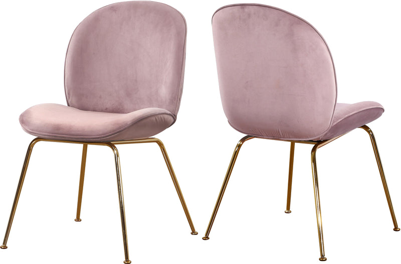 Paris Pink Velvet Dining Chair