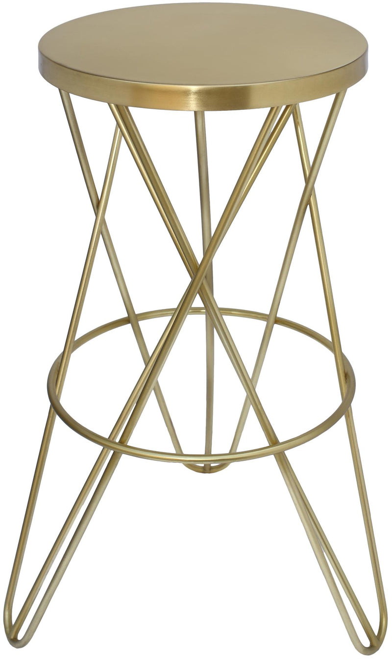 Mercury Gold Bar Stool