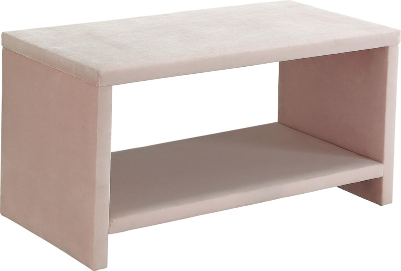 Cleo Pink Velvet Night Stand