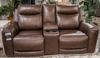 Gravier Power Reclining Loveseat with Console - Luxe Home Furnishings (Jersey City, NJ)