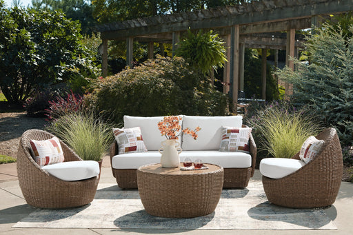 Double Point Outdoor Seating Set - Luxe Home Furnishings (Jersey City, NJ)