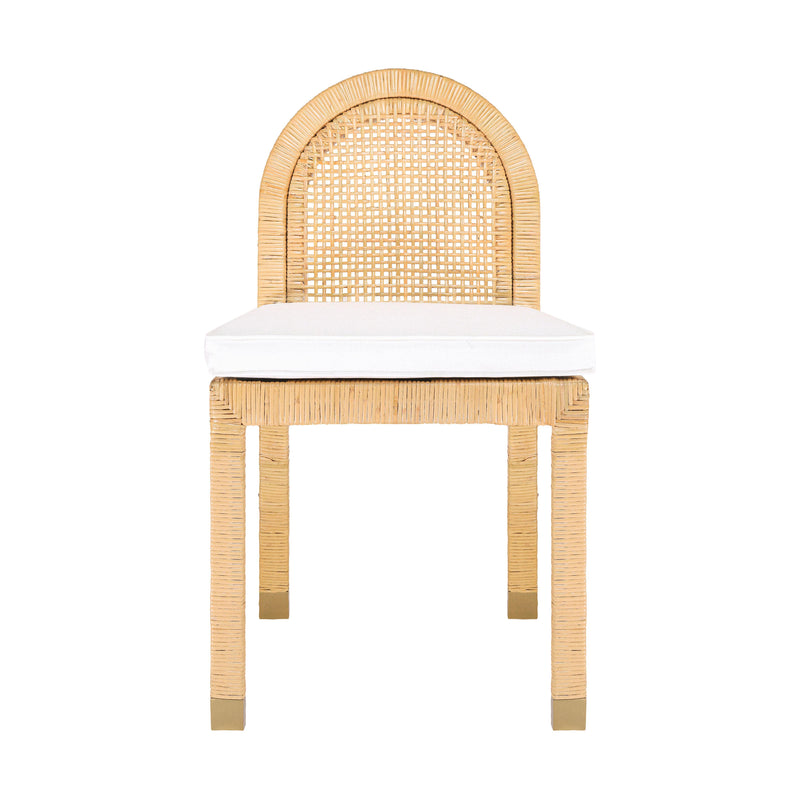 Amara Natural Rattan Arched Back Dining Chair