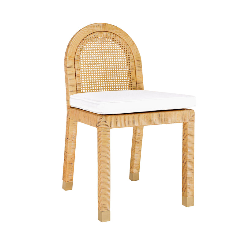 Amara Natural Rattan Arched Back Dining Chair