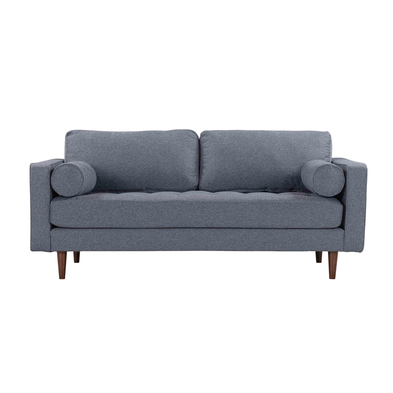 Cave Navy Tweed Loveseat