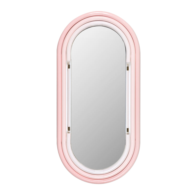 Neon Large Wall Mirror in Pink 9