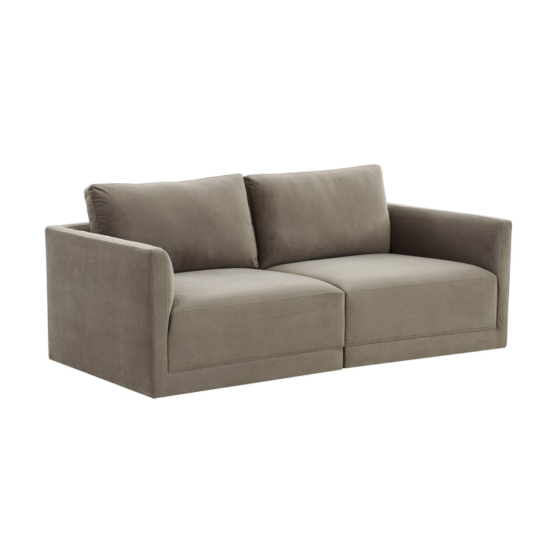 Willow Taupe Modular Loveseat