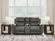 Bleckley Power Reclining Loveseat with Console - Luxe Home Furnishings (Jersey City, NJ)