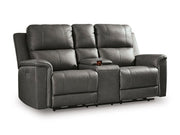 Bleckley Power Reclining Loveseat with Console - Luxe Home Furnishings (Jersey City, NJ)