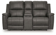 Bleckley Power Reclining Loveseat with Console - Luxe Home Furnishings (Jersey City, NJ)