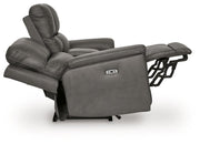 Bleckley Power Reclining Loveseat with Console - Luxe Home Furnishings (Jersey City, NJ)