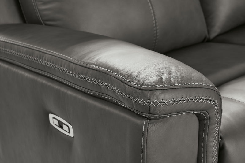Bleckley Power Reclining Loveseat with Console - Luxe Home Furnishings (Jersey City, NJ)