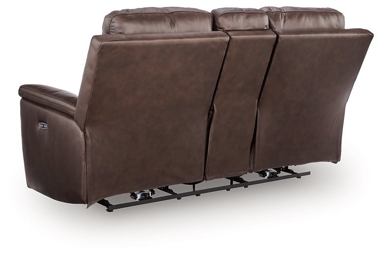 Bleckley Power Reclining Loveseat with Console - Luxe Home Furnishings (Jersey City, NJ)