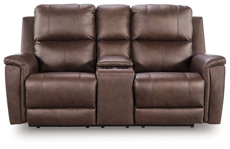 Bleckley Power Reclining Loveseat with Console - Luxe Home Furnishings (Jersey City, NJ)