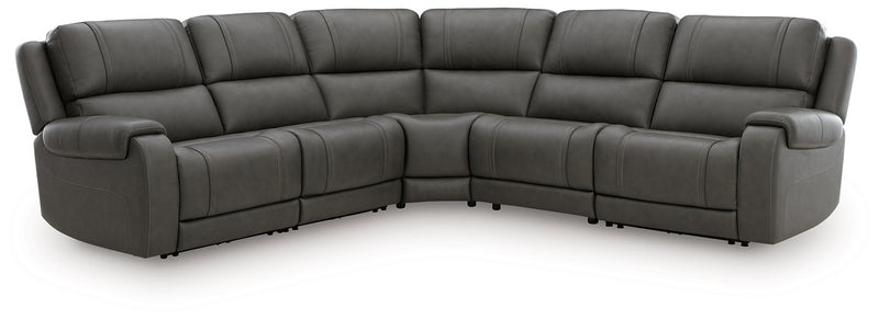 5Z - Pittson Power Reclining Sectional - Luxe Home Furnishings (Jersey City, NJ)