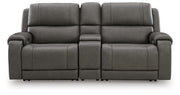 5Z - Pittson Power Reclining Sectional Loveseat with Console - Luxe Home Furnishings (Jersey City, NJ)