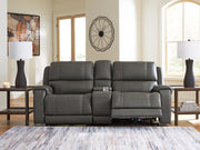 5Z - Pittson Power Reclining Sectional Loveseat with Console - Luxe Home Furnishings (Jersey City, NJ)