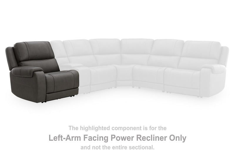5Z - Pittson Power Reclining Sectional Loveseat - Luxe Home Furnishings (Jersey City, NJ)