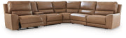 DeepWakes Reclining Sectional with Storage Console - Luxe Home Furnishings (Jersey City, NJ)