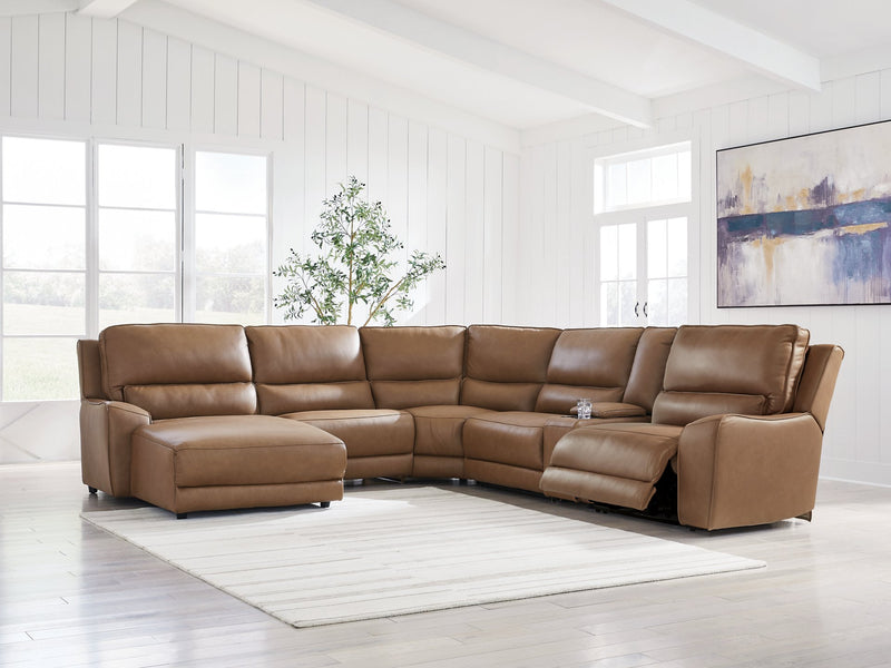 DeepWakes Power Reclining Sectional with Chaise - Luxe Home Furnishings (Jersey City, NJ)