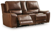 DeepWakes Power Reclining Loveseat with Console - Luxe Home Furnishings (Jersey City, NJ)