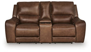 DeepWakes Power Reclining Loveseat with Console - Luxe Home Furnishings (Jersey City, NJ)