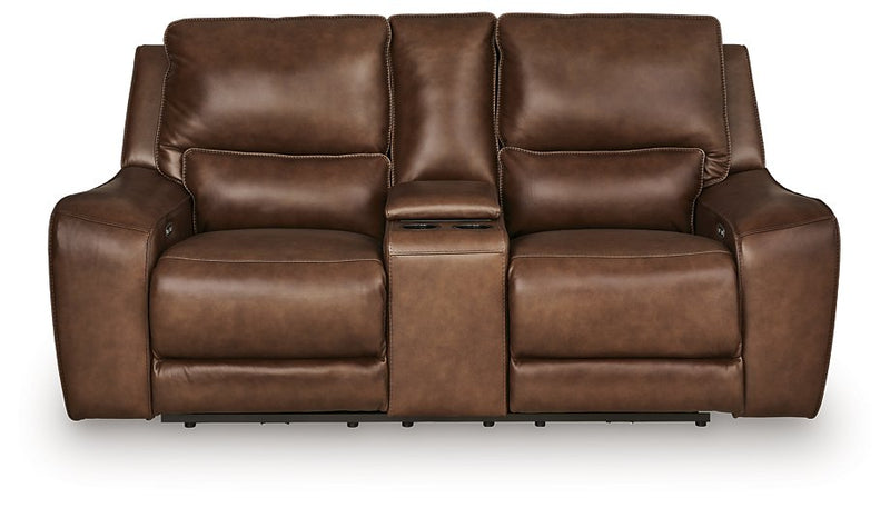 DeepWakes Power Reclining Loveseat with Console - Luxe Home Furnishings (Jersey City, NJ)