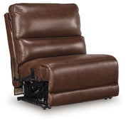 DeepWakes Reclining Sectional with Storage Console - Luxe Home Furnishings (Jersey City, NJ)