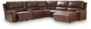 DeepWakes Power Reclining Sectional with Chaise - Luxe Home Furnishings (Jersey City, NJ)