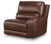 DeepWakes Reclining Sectional with Storage Console - Luxe Home Furnishings (Jersey City, NJ)