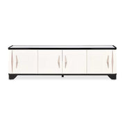 AICO Furniture Tuxedo Media Cabinet in Piano Keyboard image