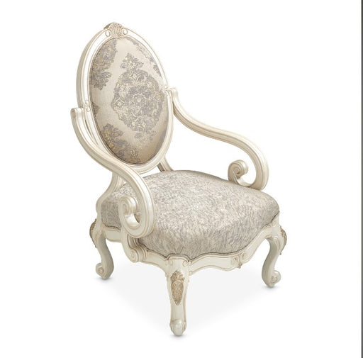 AICO Lavelle Oval Back Wood Chair Mystic in Classic Pearl image