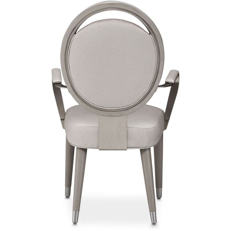 AICO Eclipse Arm Chair (Set of 2) in Moonlight