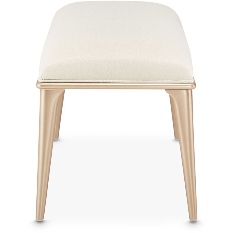 AICO La Rachelle Bed Bench in Medium Champagne