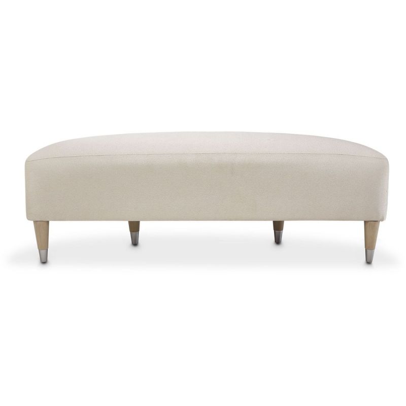AICO Eclipse Bed Bench in Moonlight