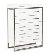 AICO Marquee Chest in Cloud White image