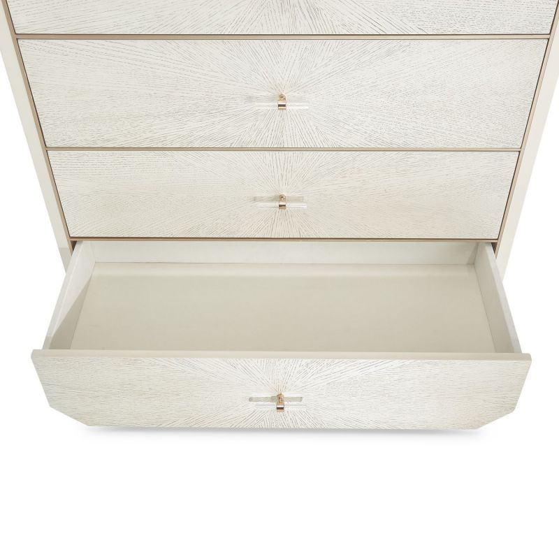 AICO La Rachelle Drawer Chest in Medium Champagne