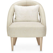 AICO La Rachelle Flame Chair Gold Rush in Medium Champagne image