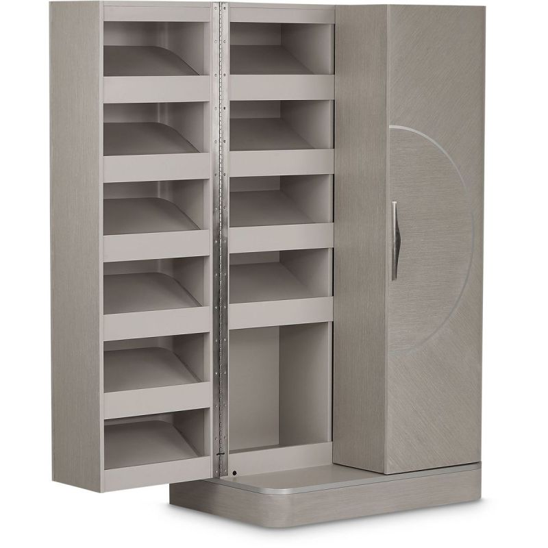 AICO Eclipse Footwear Cabinet in Moonlight