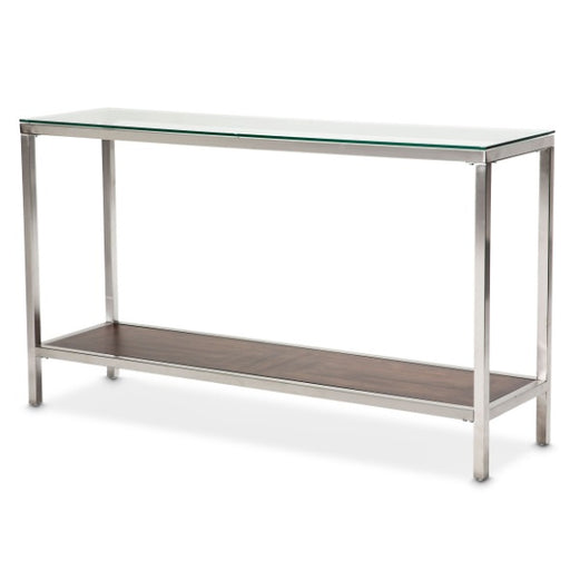 AICO Furniture Diversey ConsoleTable with Glass Top image